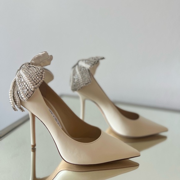 New JIMMY CHOO Love 100 patent leather pumps $1,575 38 - Picture 11 of 15